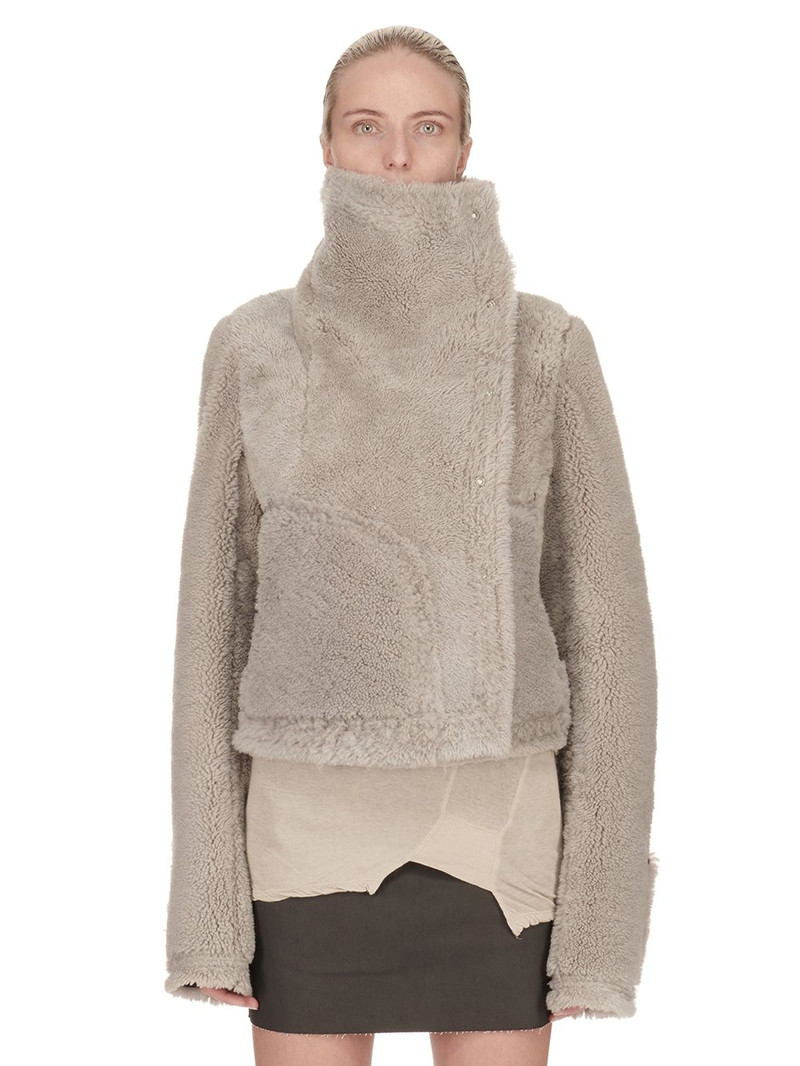 Sheepskin biker jacket 8