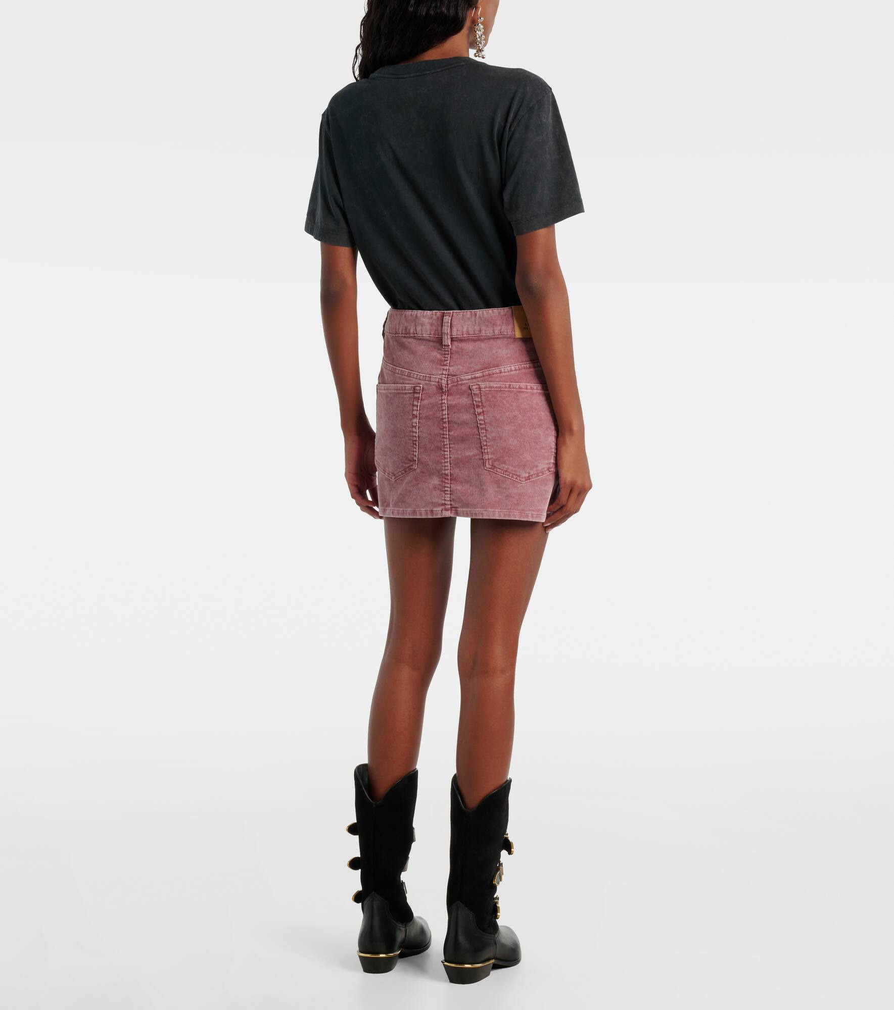 Olinda cotton corduroy miniskirt - 3