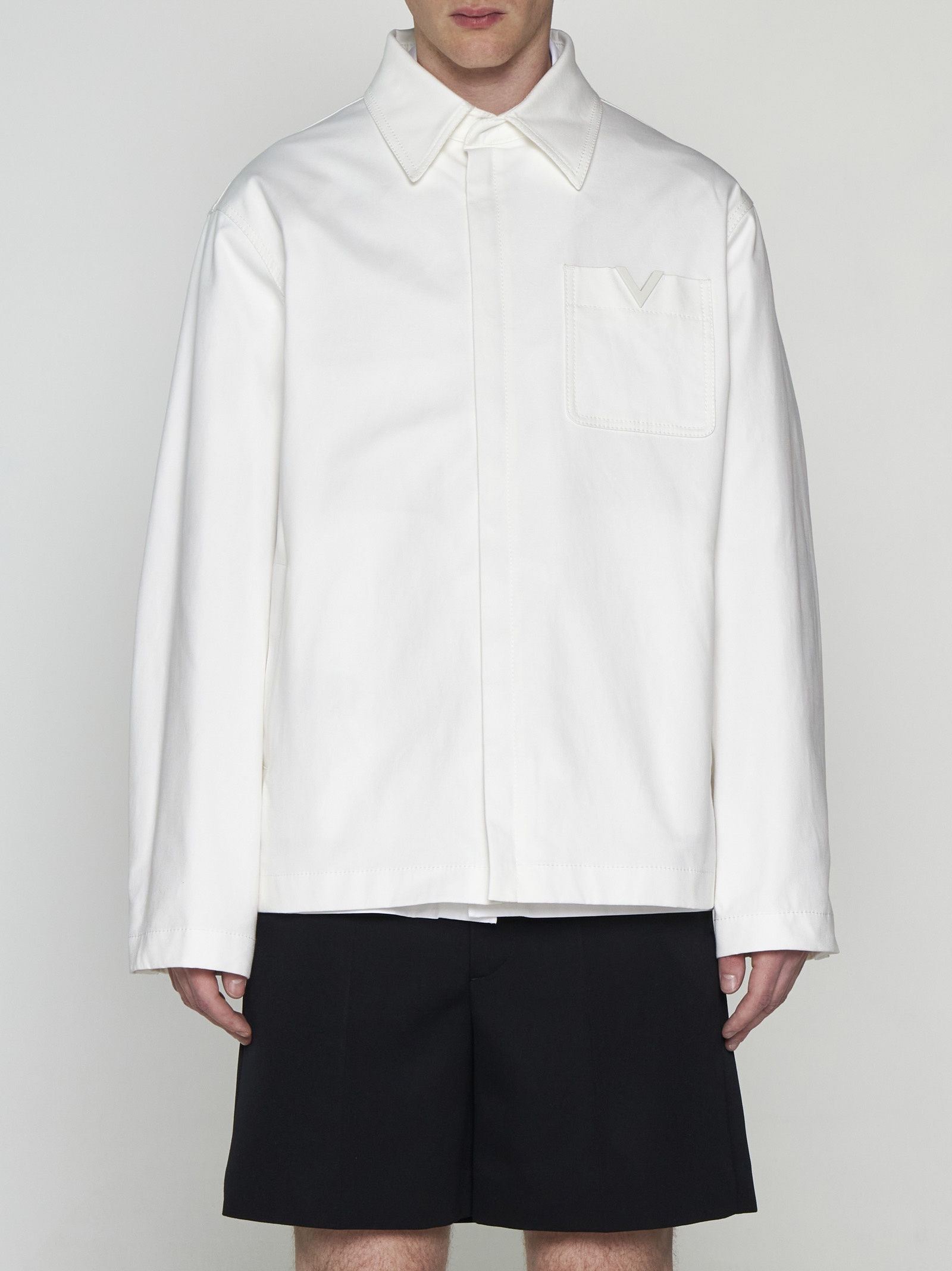 Valentino cotton overshirt - 3