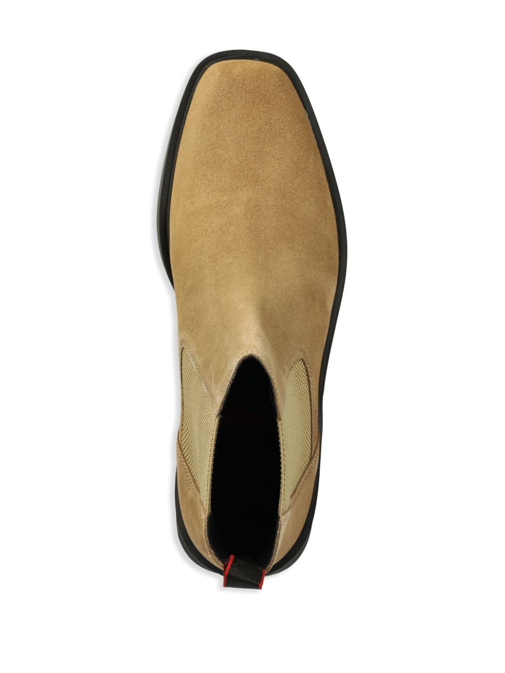 square-toe suede Chelsea boots - 4