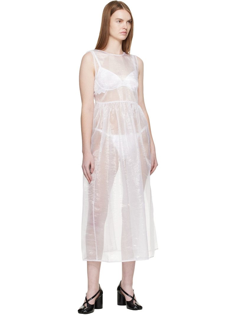 CECILIE BAHNSEN White CBcamillia Midi Dress outlook