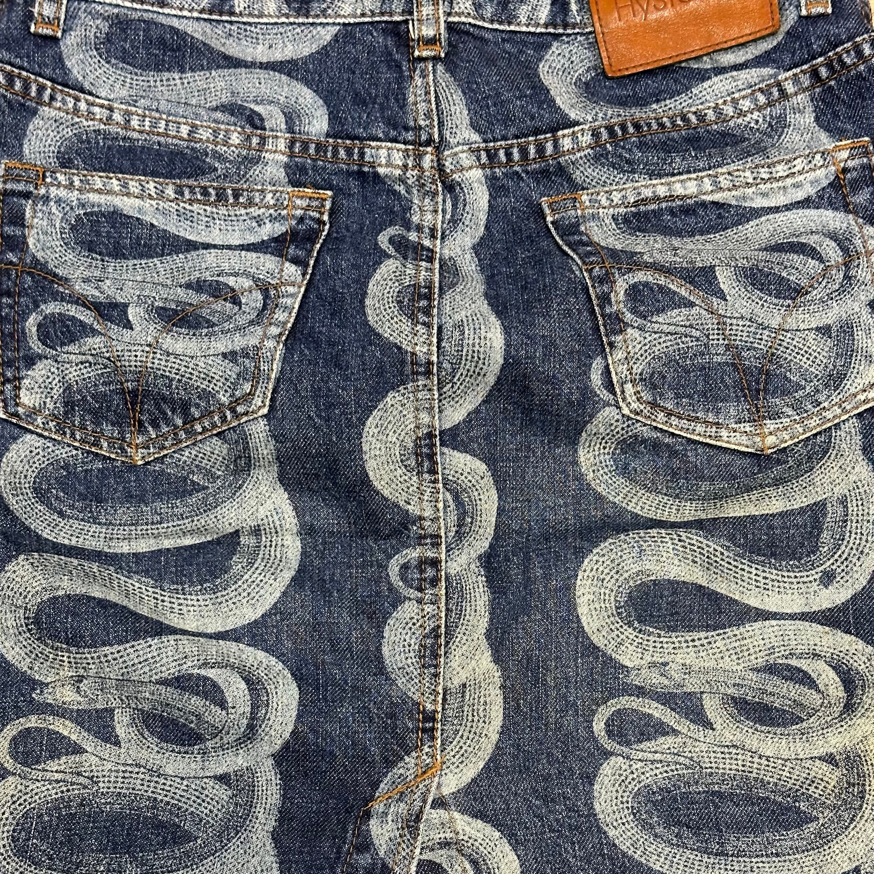 HYSTERICS - HYSTERICS Snake Denim Skirt - 5