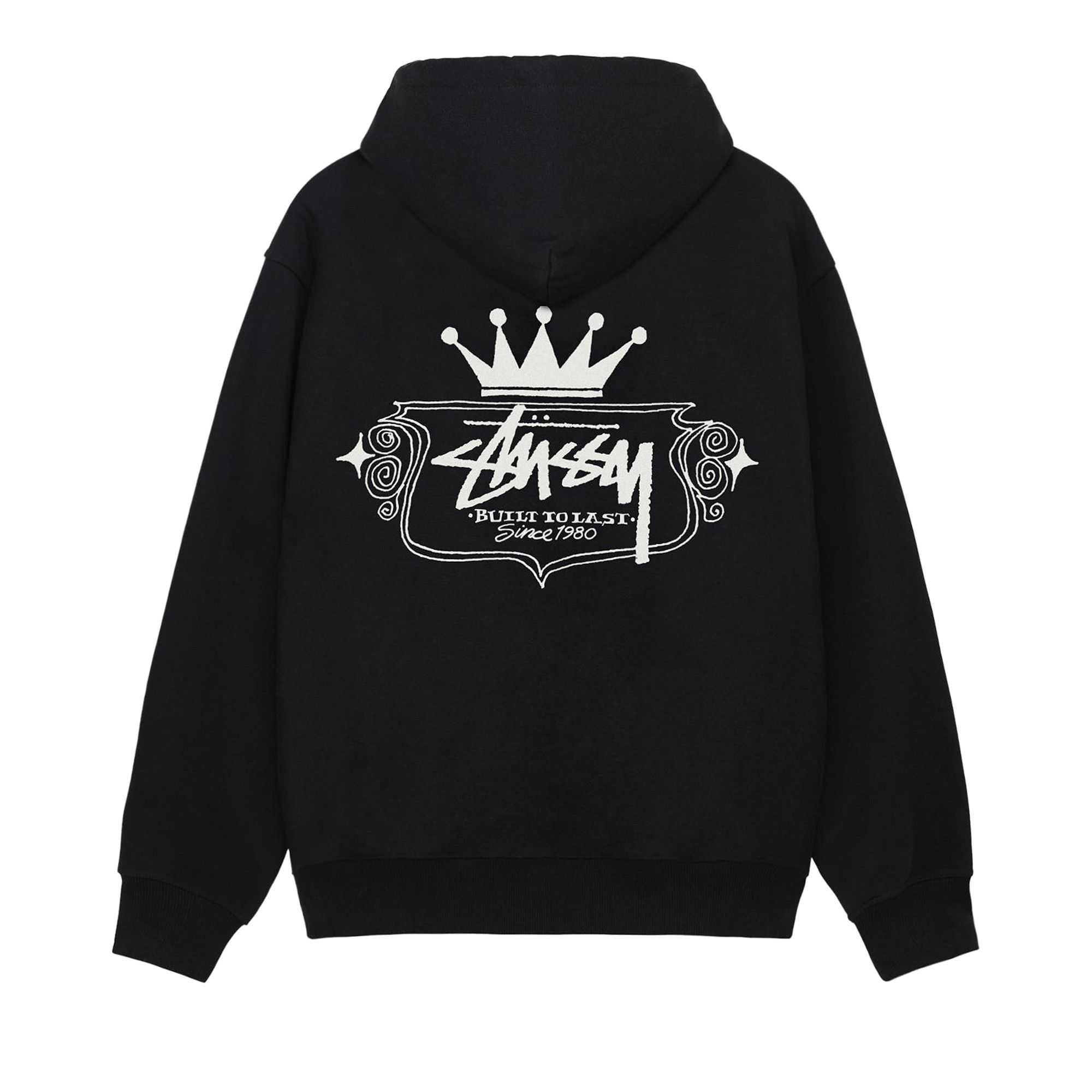 Stussy Built To Last Zip Hoodie 'Black' - 2