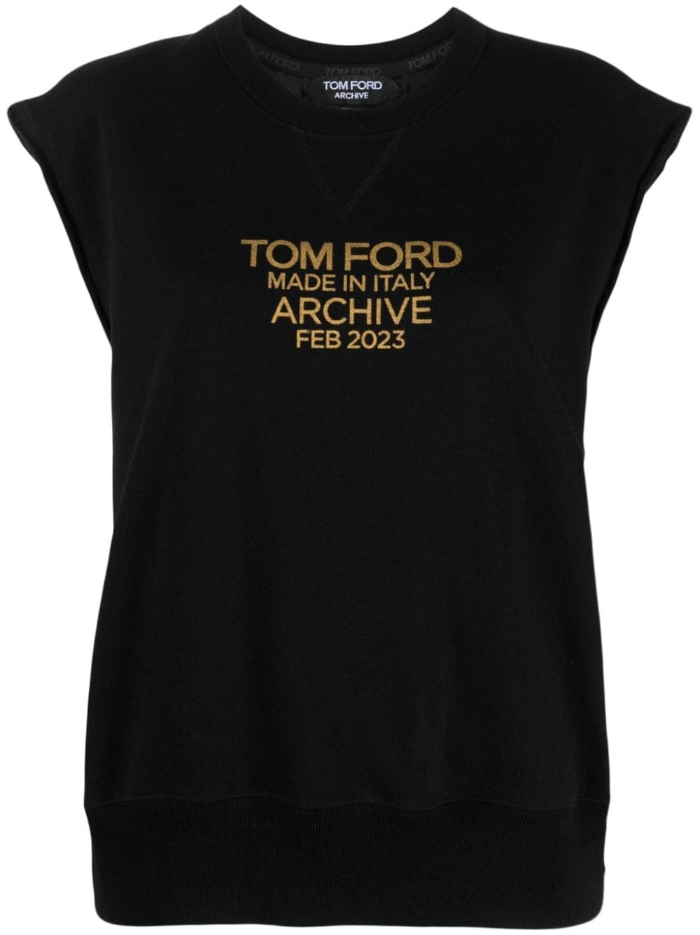 logo-print cotton T-shirt - 1