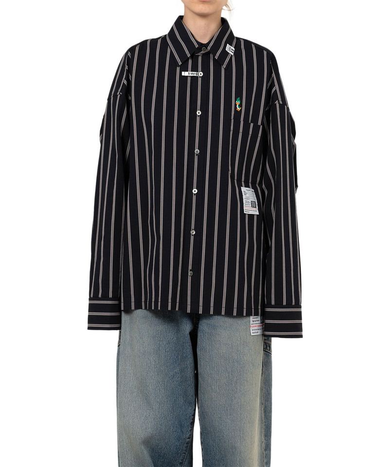 LEON Embroidery Stripe Shirt 11