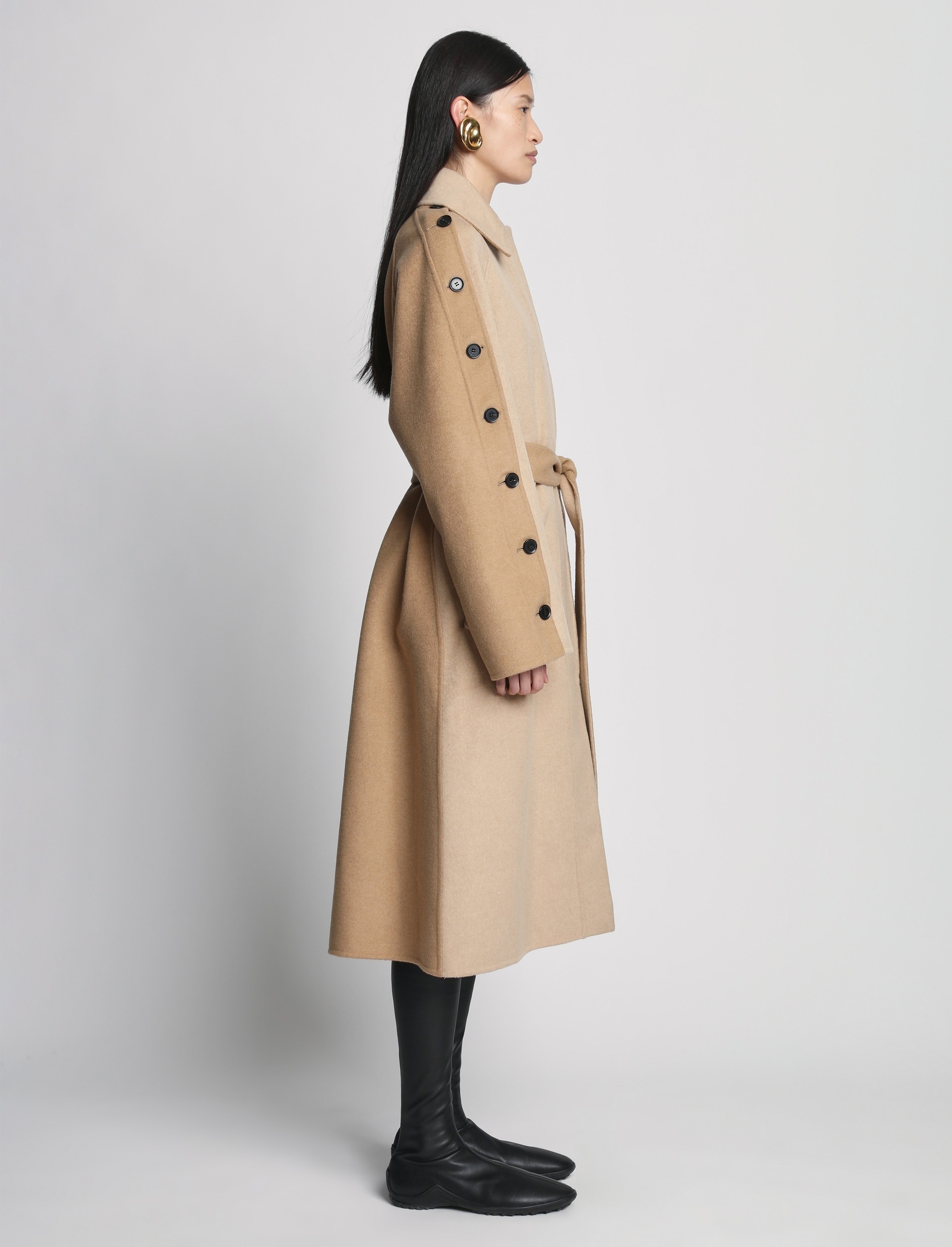Eco Wool Double Face Coat - 5