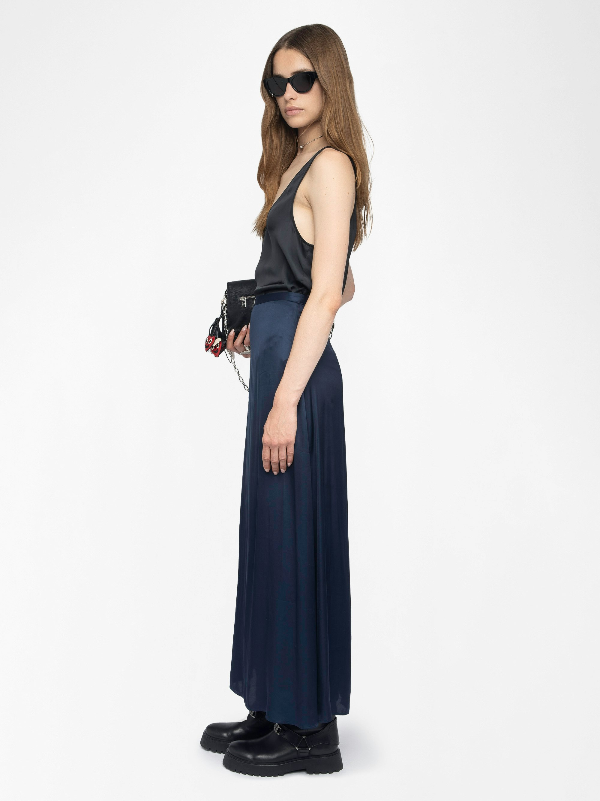 Jimeno Satin Skirt - 4