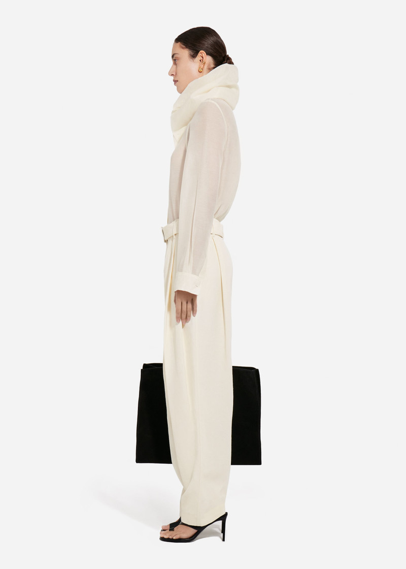 Cloud Collar Shirt in Cotton Silk Voile 4