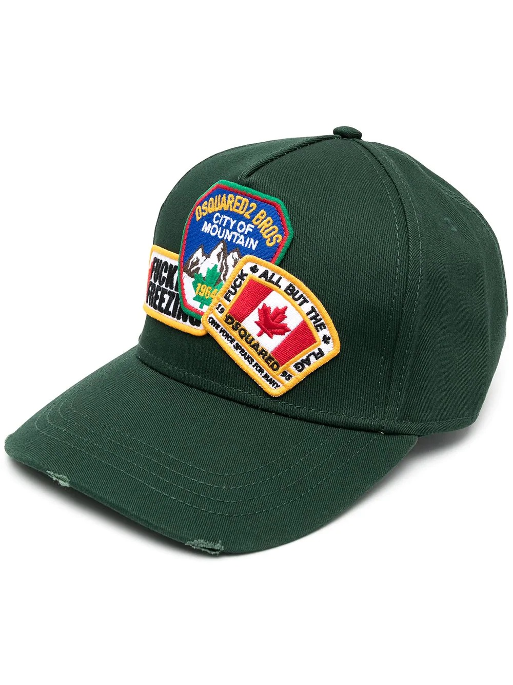 embroidered logo patch cap - 1