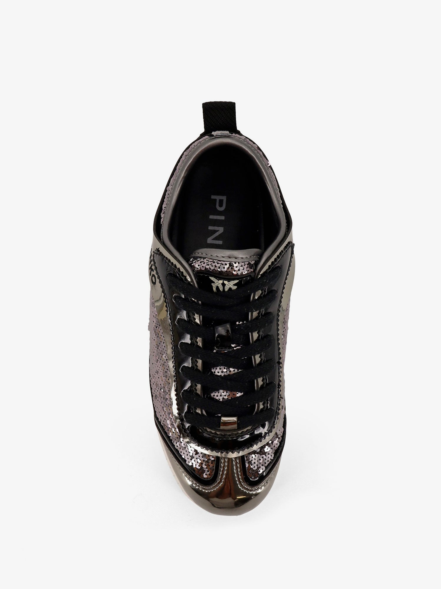 Reby 10 Mirror Fabric Sneakers With Sequins - 5