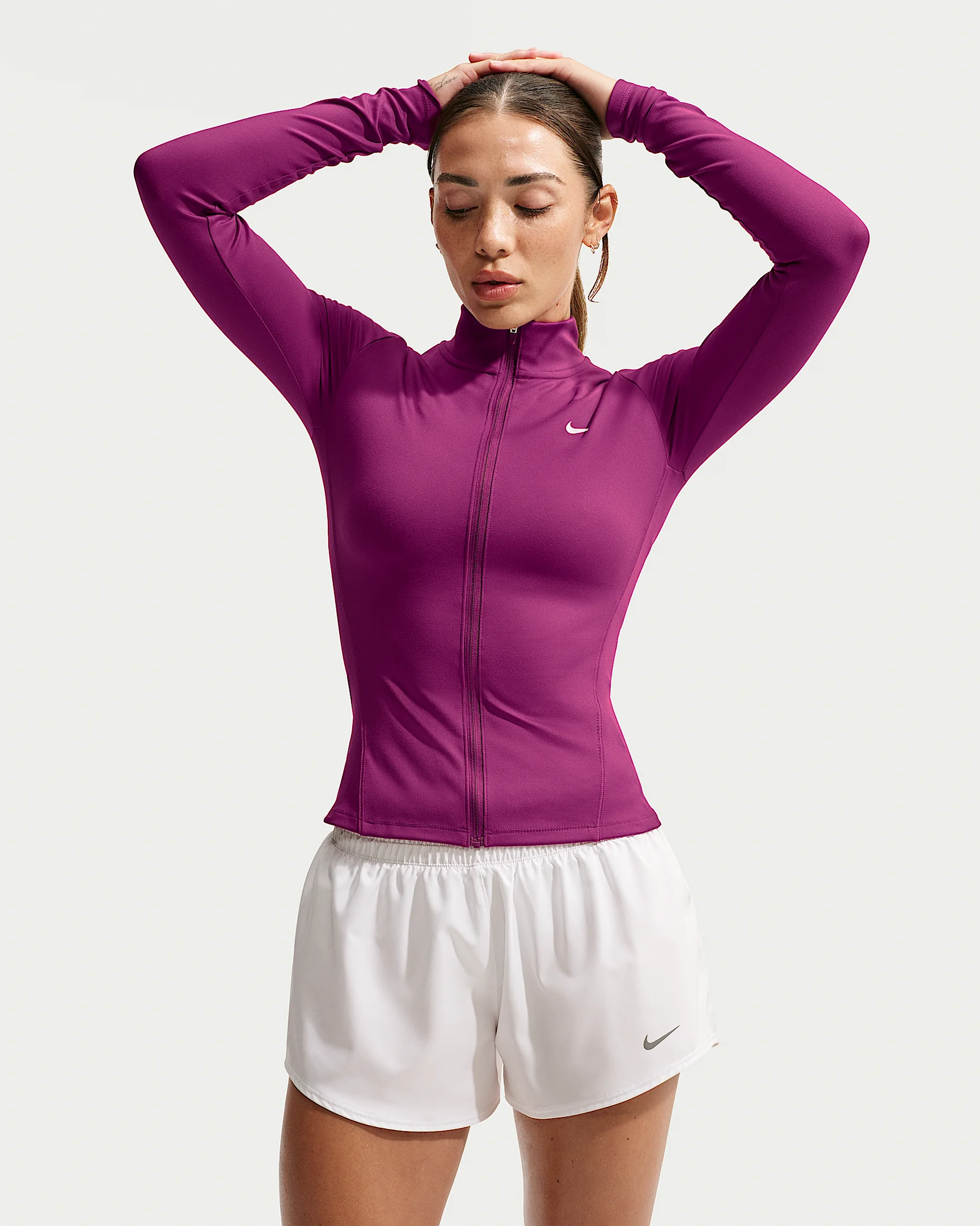 Nike One Fitted Women's Dri-FIT Full-Zip Jacket - 1