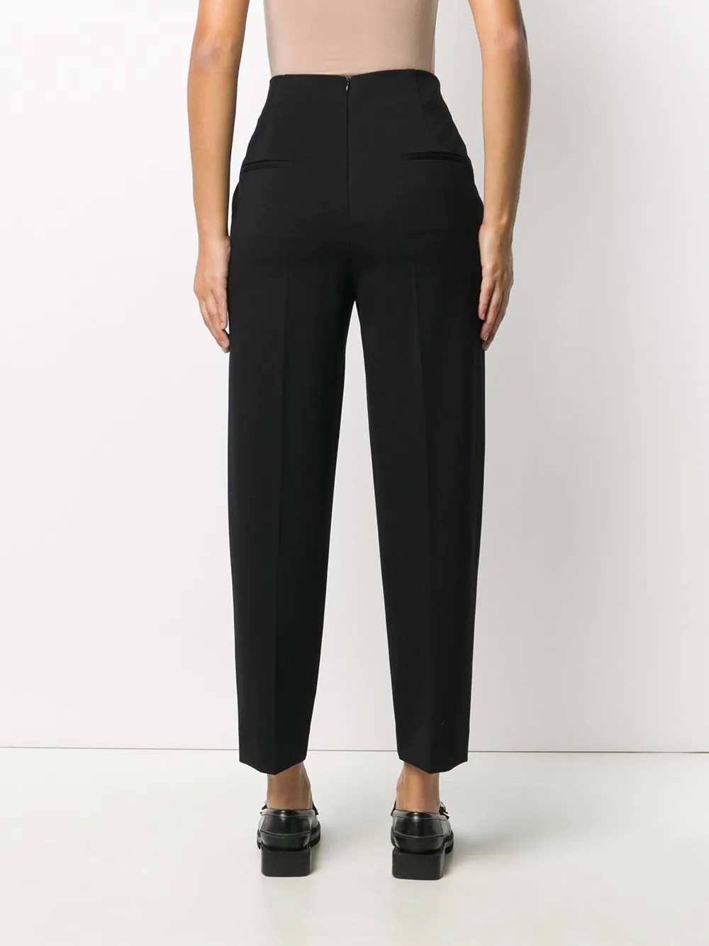 high waisted tailored trousers  - 4