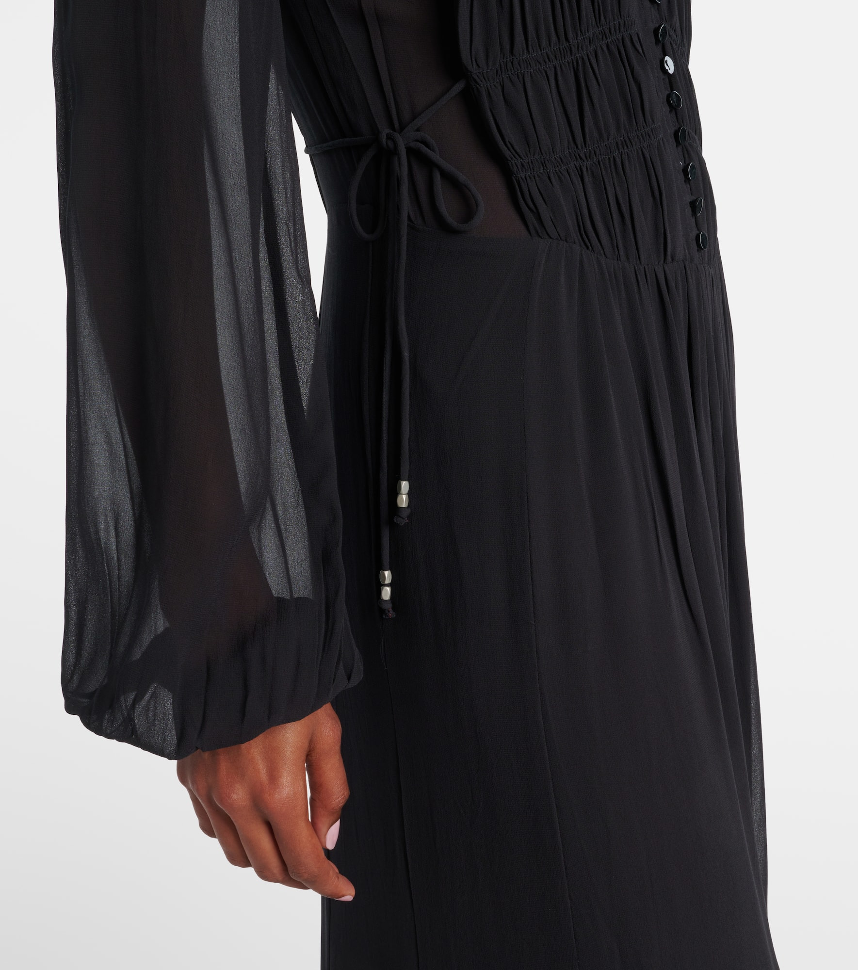 Briane shirred maxi dress - 5