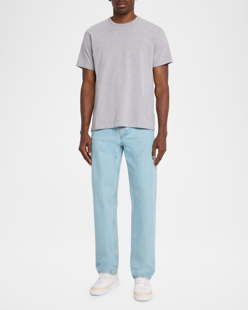 JW Anderson Men's Embroidered-Anchor Cotton Crewneck T-Shirt outlook