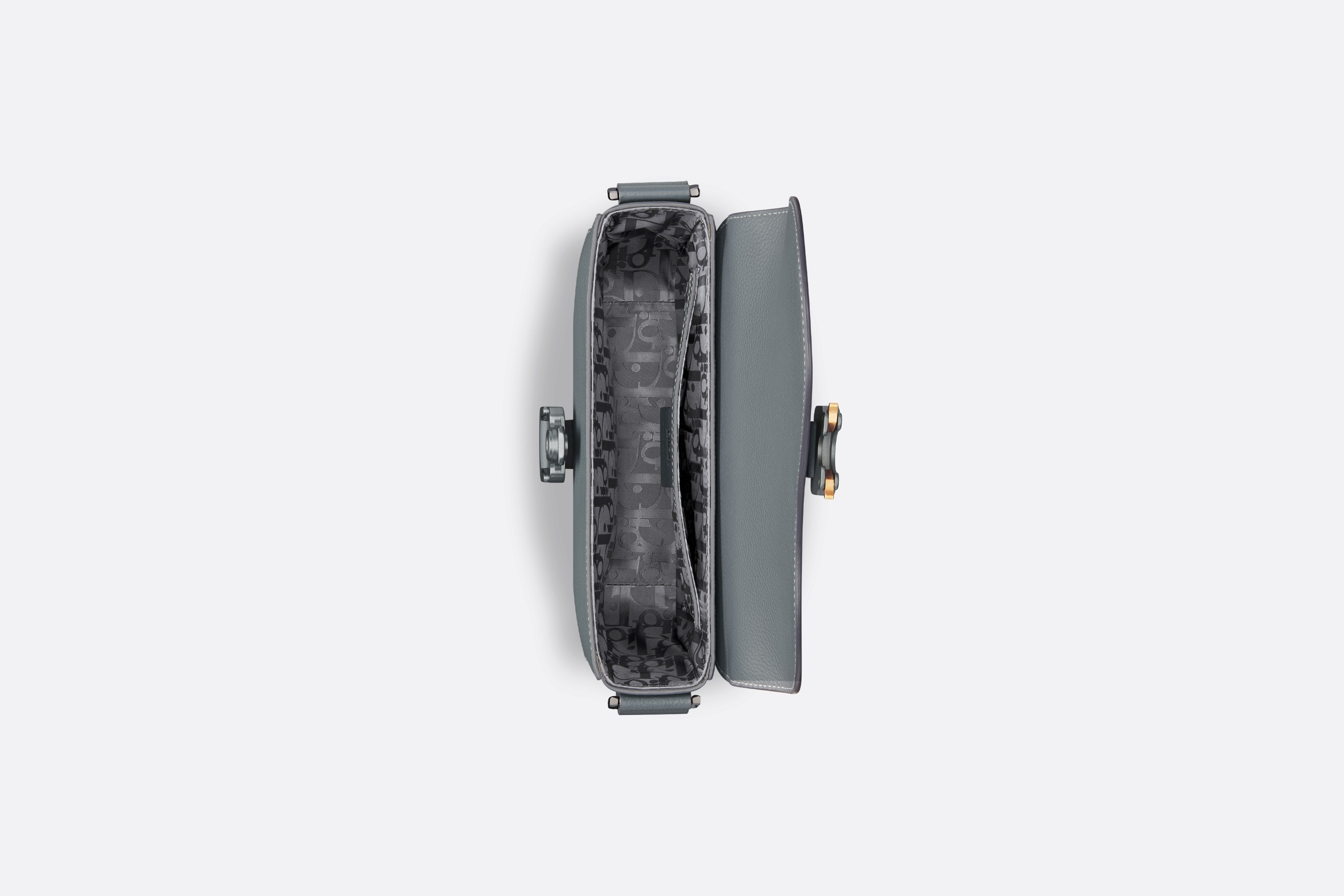 Small Saddle Messenger Bag with Flap - 4