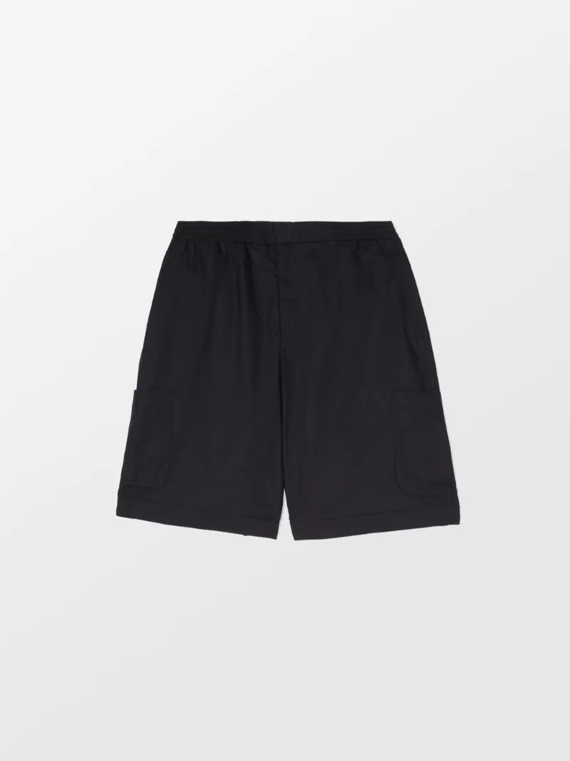 DRAWSTRING COTTON SHORTS - 1