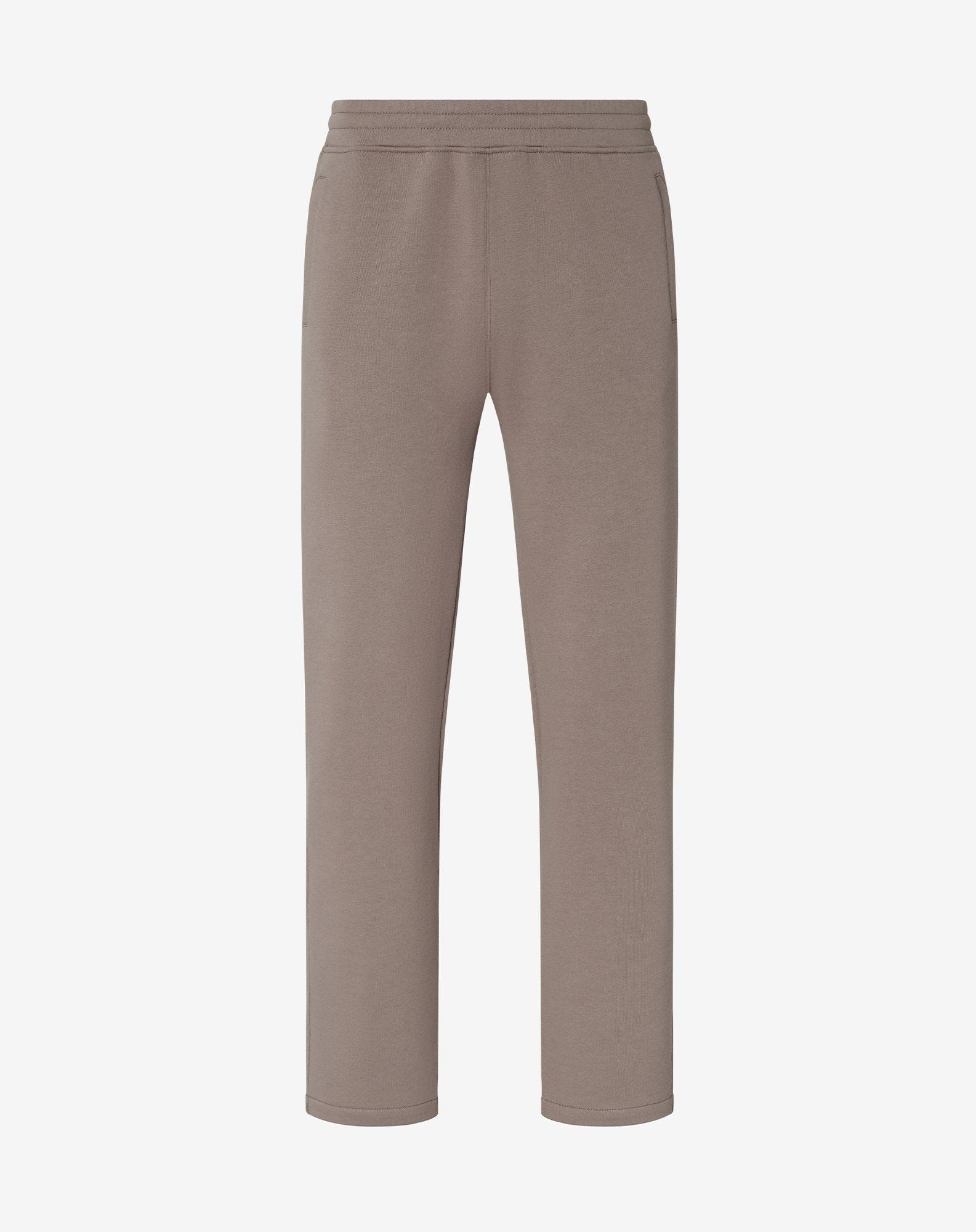 Beige fleece joggers - 1