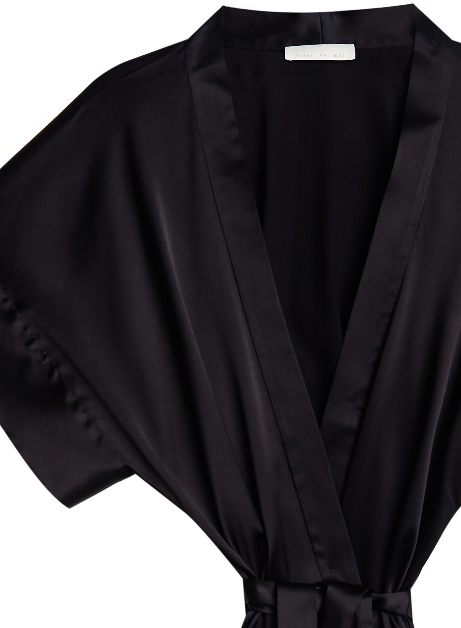 Short Sleeve Mini Robe - 8