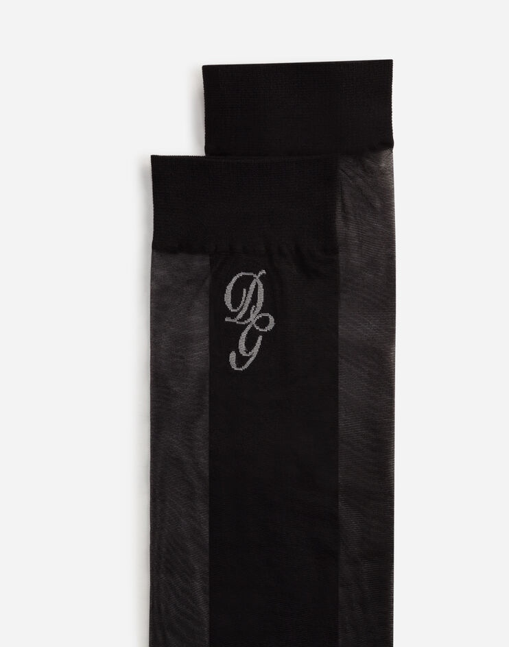 Nylon socks with embroidered logo - 2