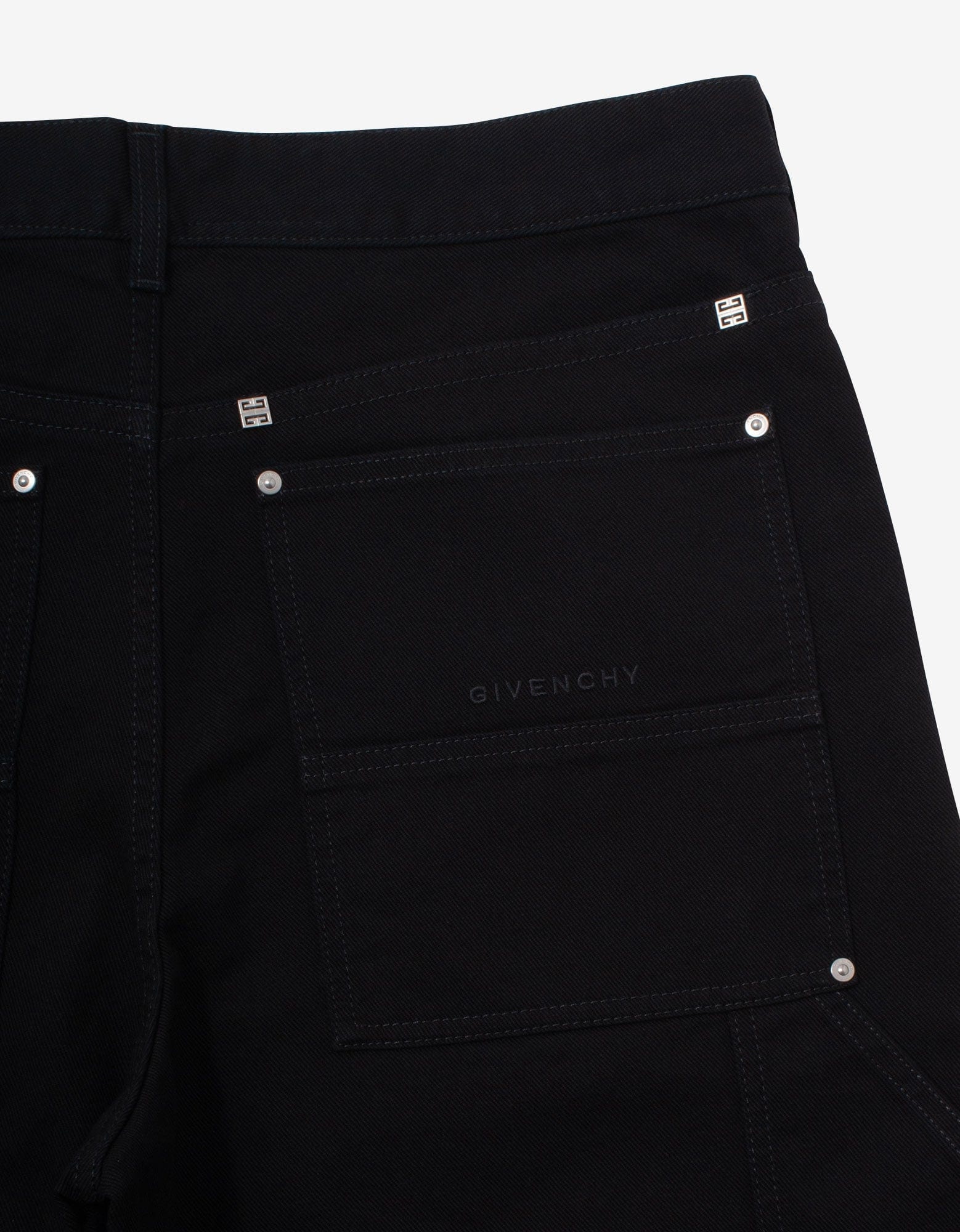 Givenchy Black Carpenter Jeans | zoofashions | REVERSIBLE