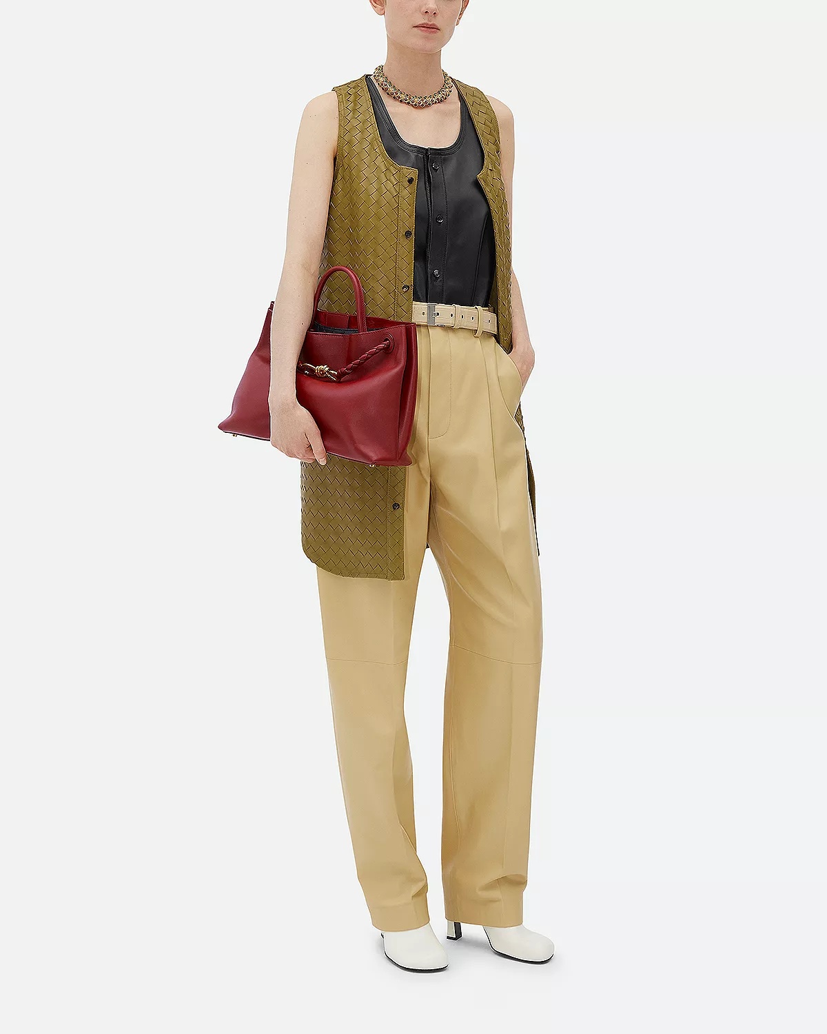 Andiamo Leather Top Handle Bag - 4
