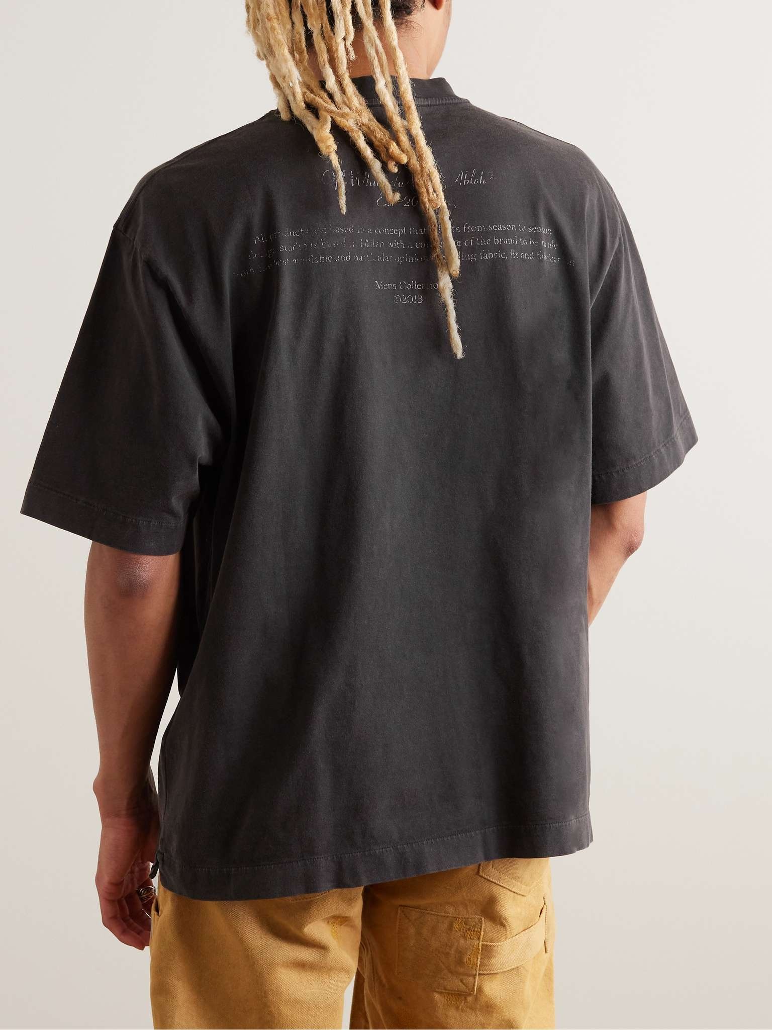 OFF-WHITE Mary Skate Printed Cotton-Jersey T-Shirt for Men