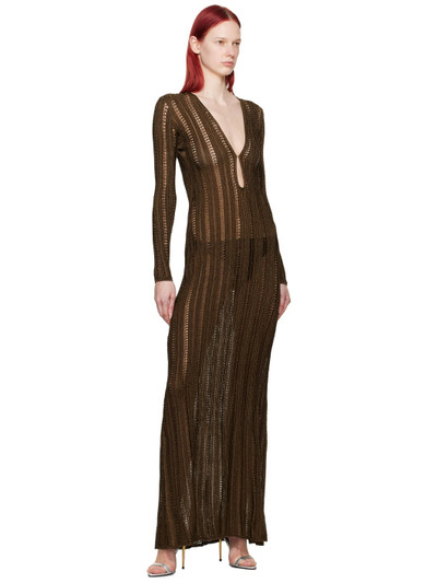 TOM FORD Brown Evening Maxi Dress outlook