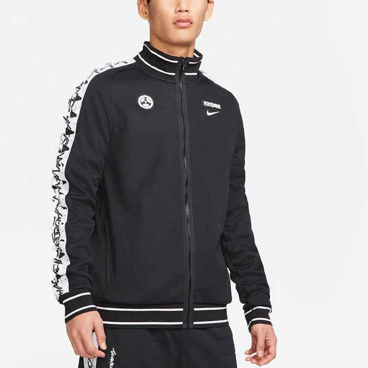Men's Nike x ACRONYM Crossover Contrasting Colors Sleeve Stand Collar Woven Sports Jacket Us Edition - 3