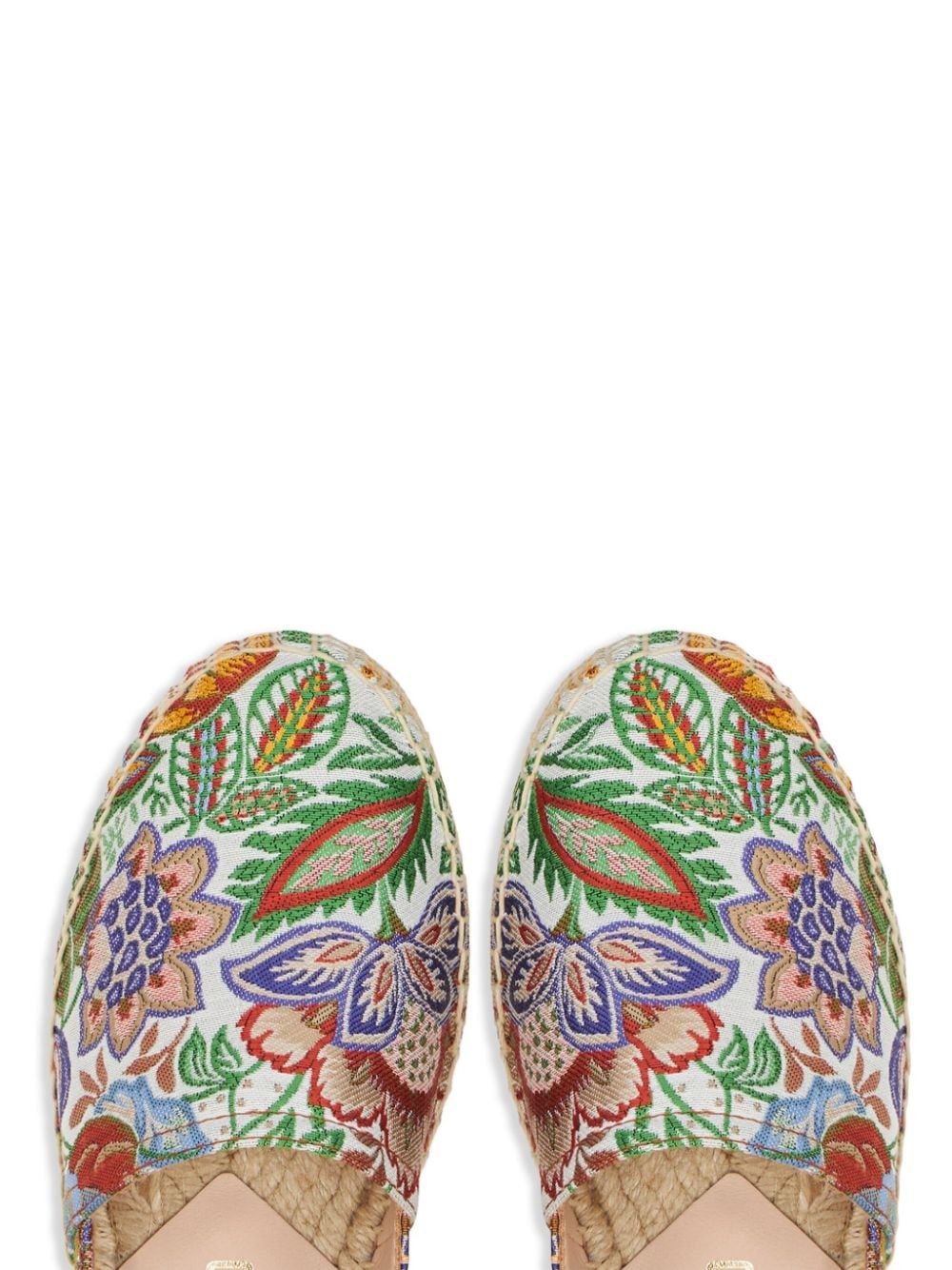 logo-appliquÃ© floral-embroidery espadrilles - 3