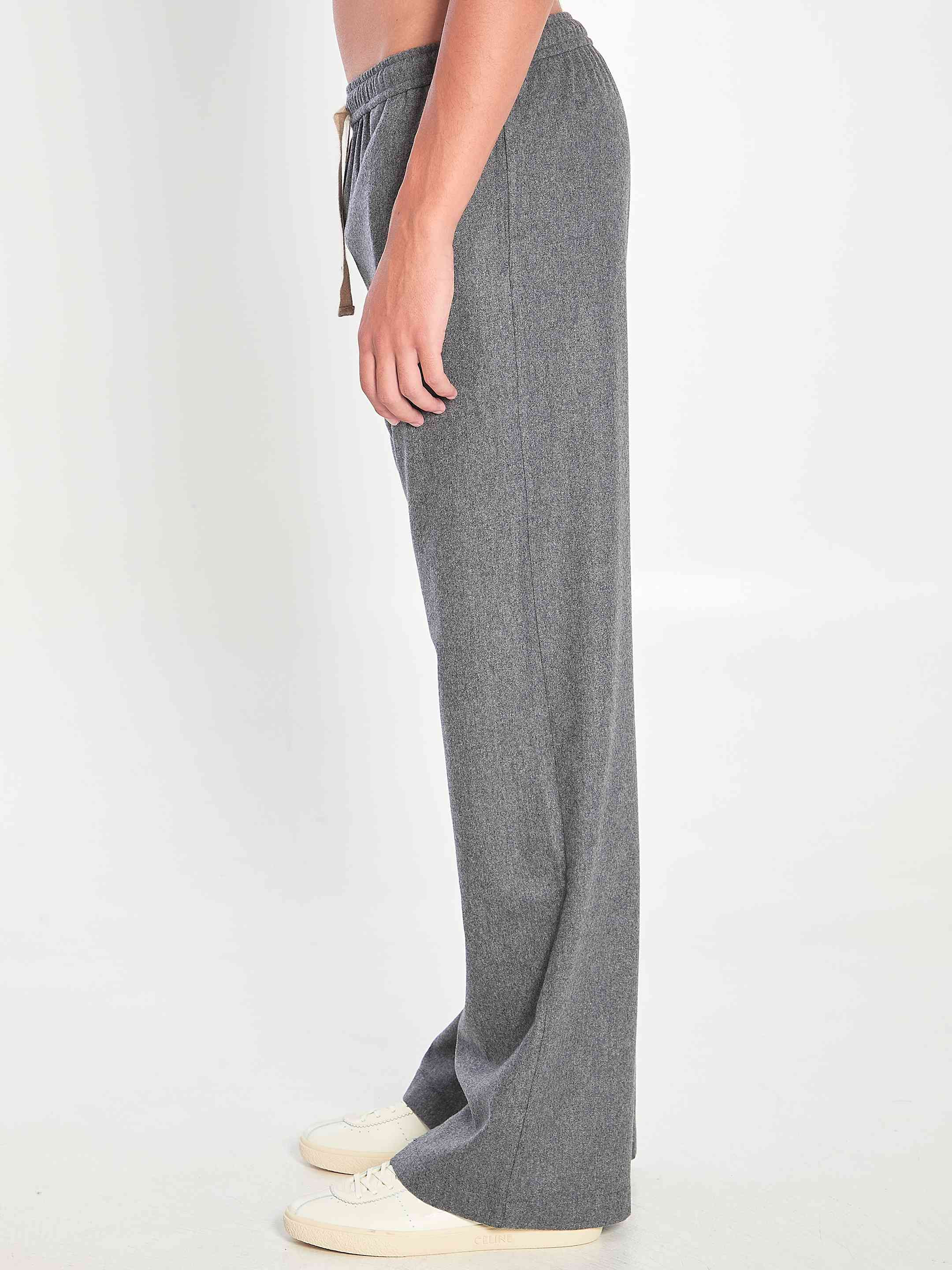 Celine Men Drawstring Cashmere Pants - 3