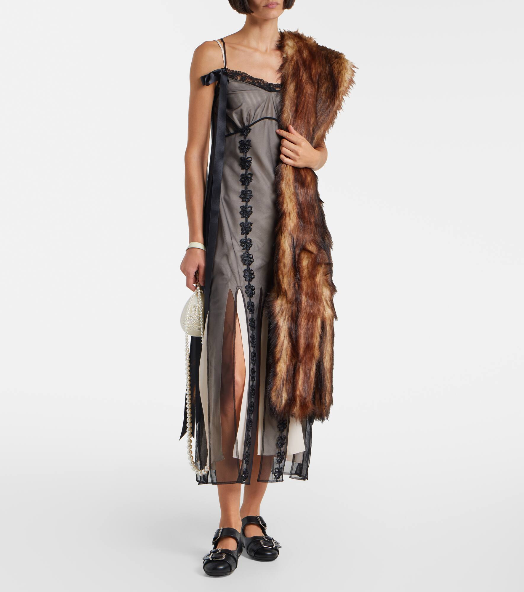 Faux fur scarf - 2