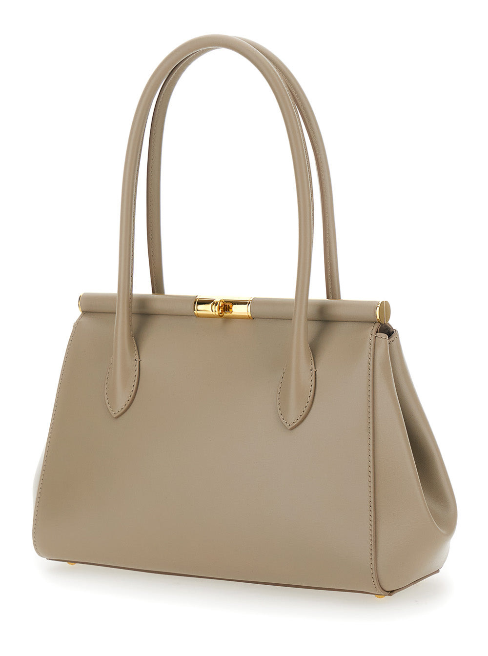 Dolce & Gabbana Women 'Marlene Medium' Beige Handbag With Padlock Detail In Leather Woman - 2