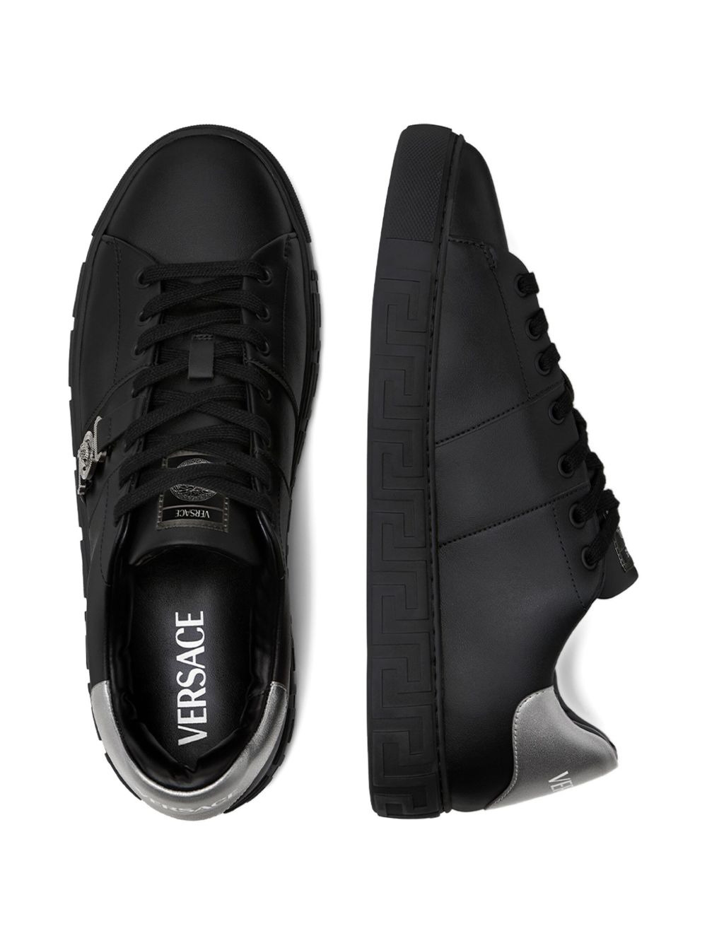 Greca La Medusa-embellished sneakers - 3
