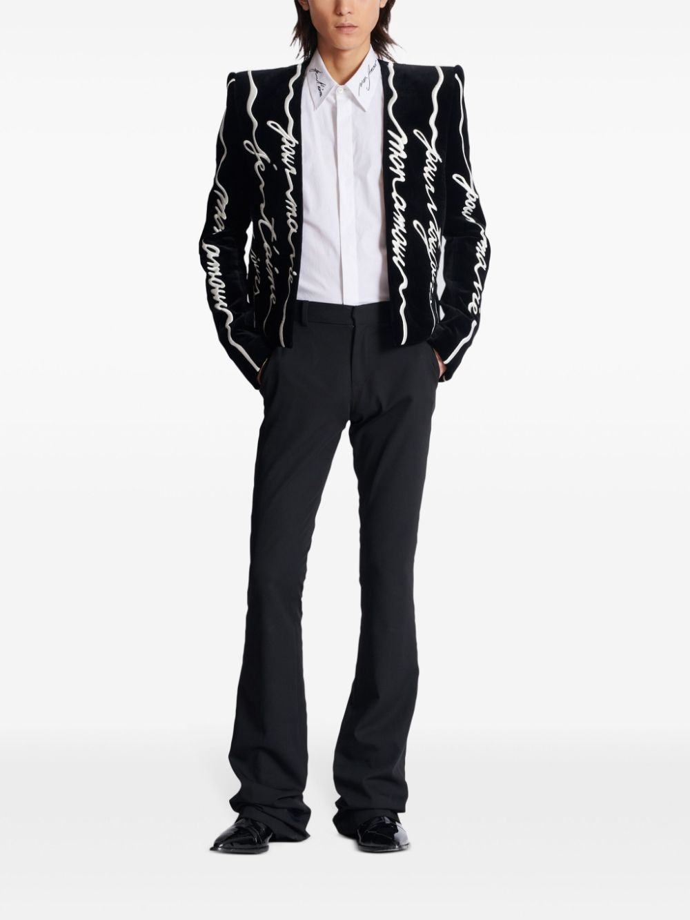 logo-embroidered shirt - 2