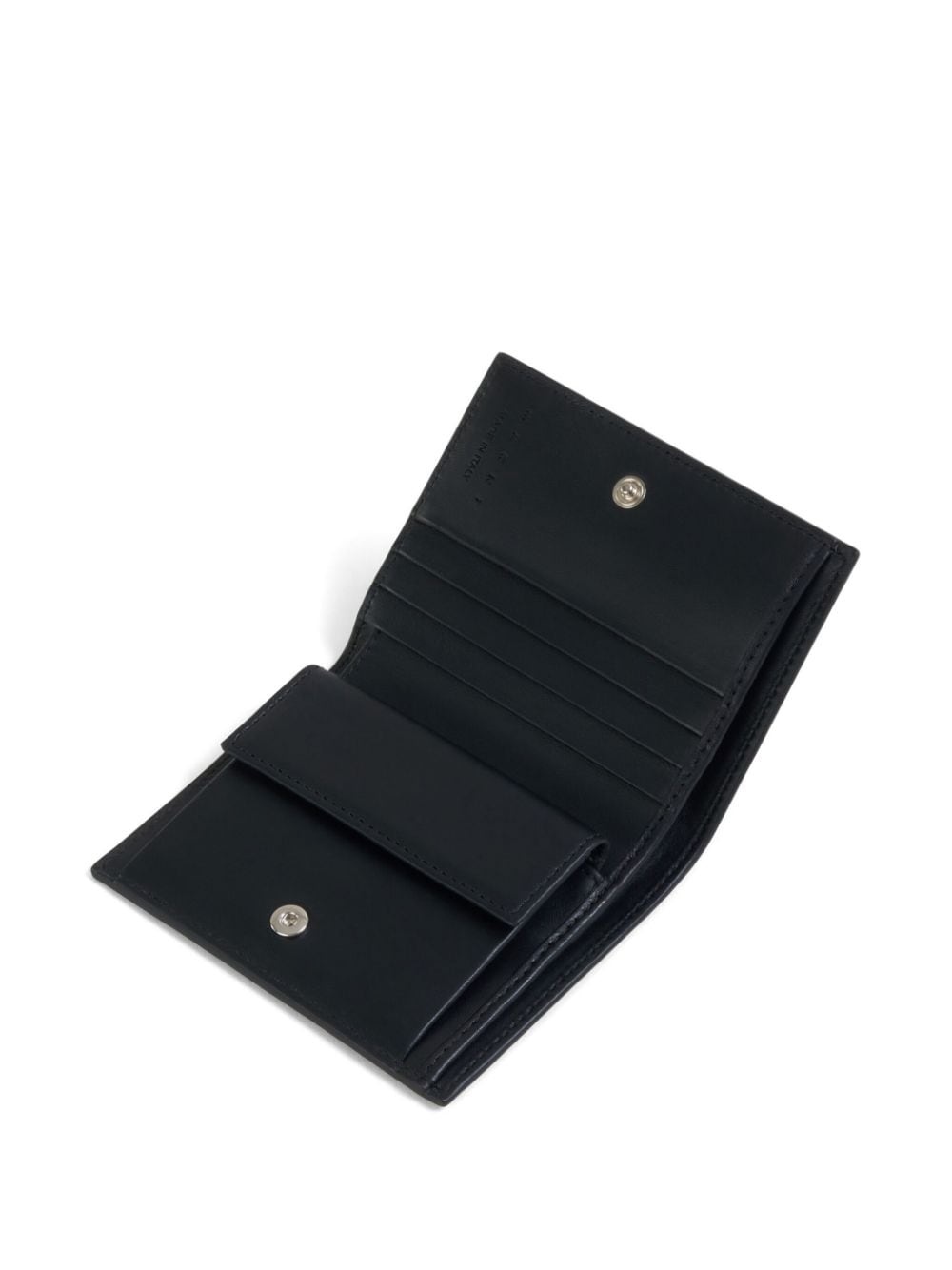 logo-embroidered leather wallet - 4