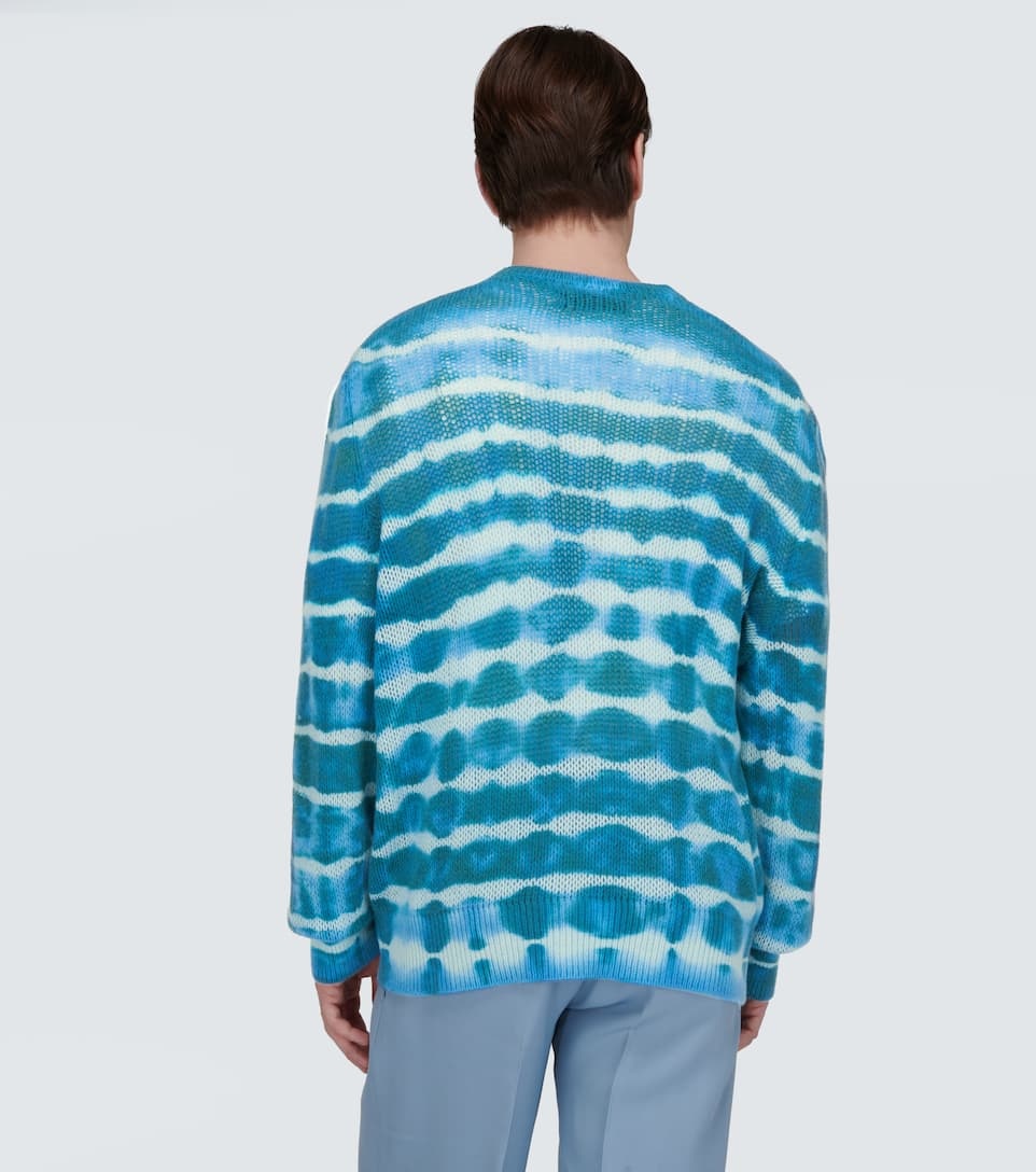 Tie-dye cashmere and wool sweater - 4