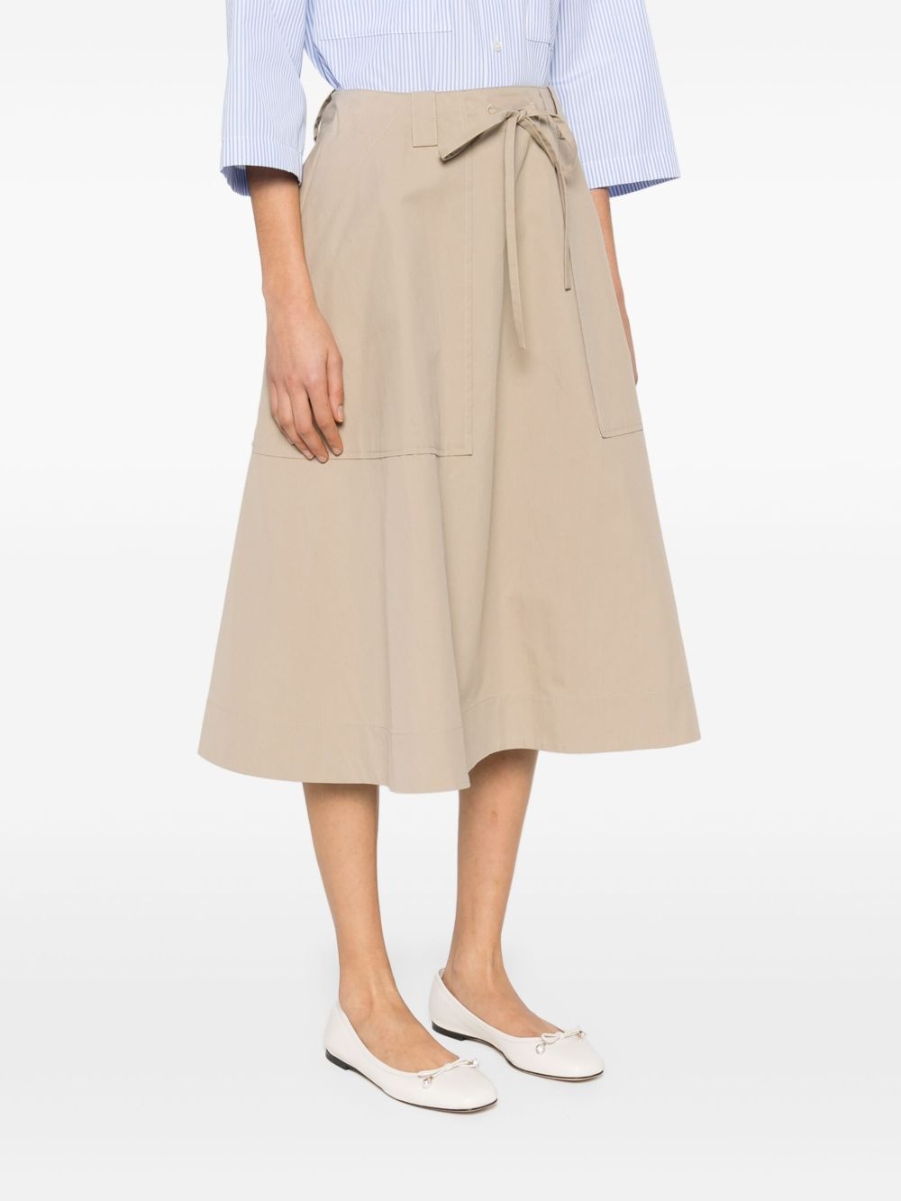 A-line midi skirt - 3