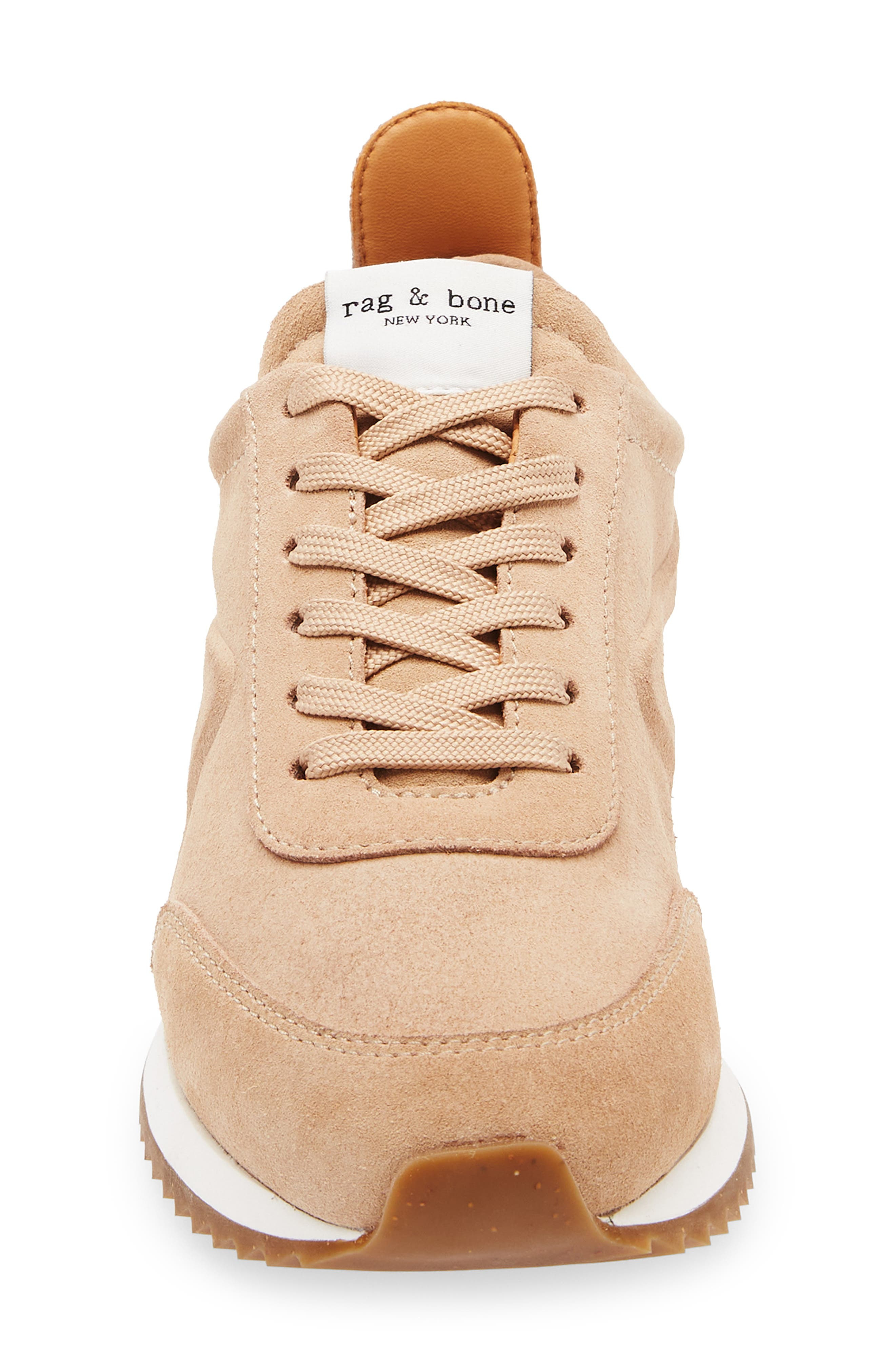 rag & bone Retro Runner Sneaker in Sand Suede at Nordstrom - 4