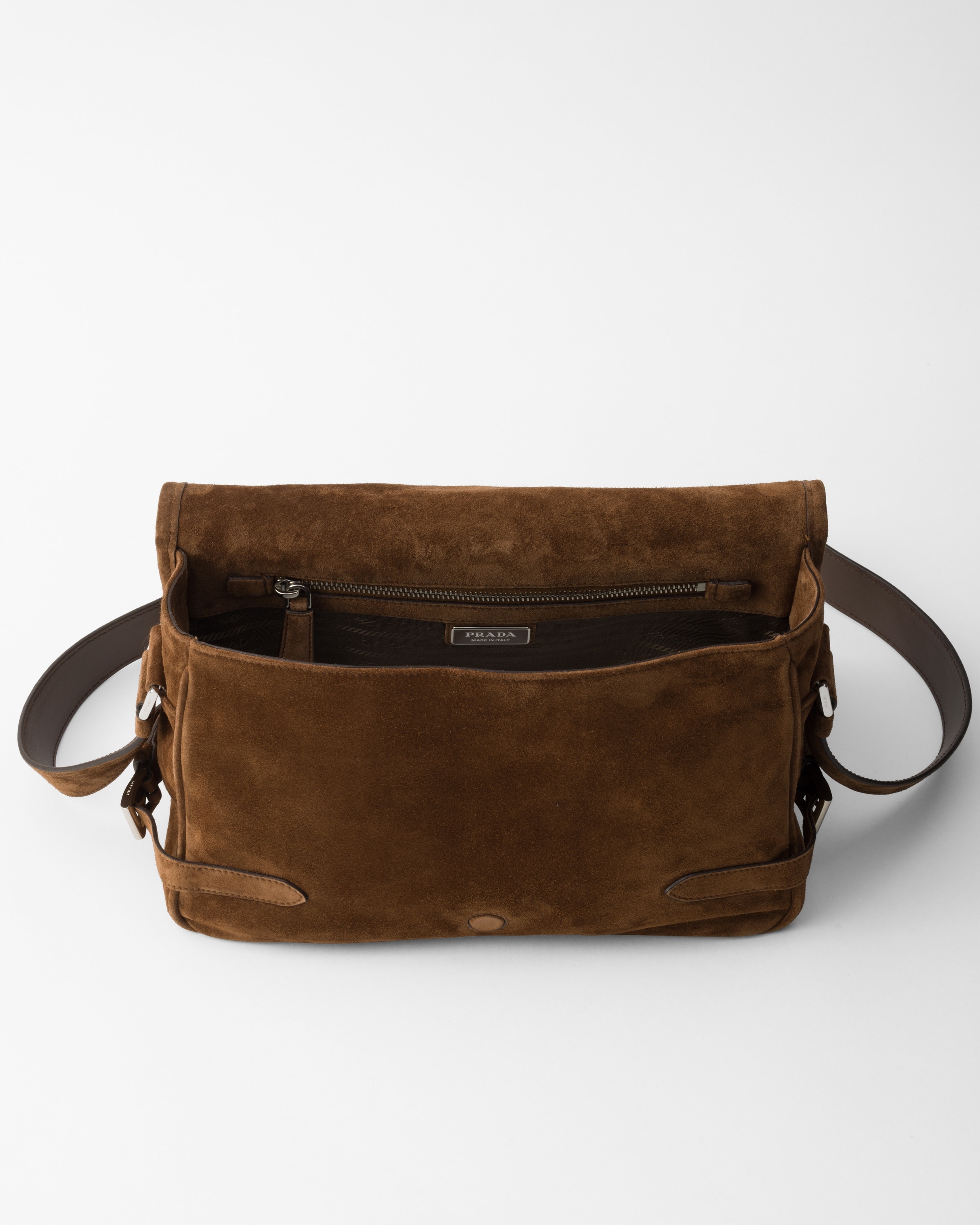 Suede shoulder bag - 5