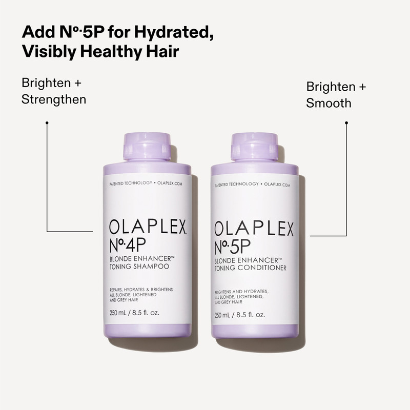 Olaplex No.4P Blonde Hair Hydrating and Brightening Purple Toning Shampoo 250ml 8