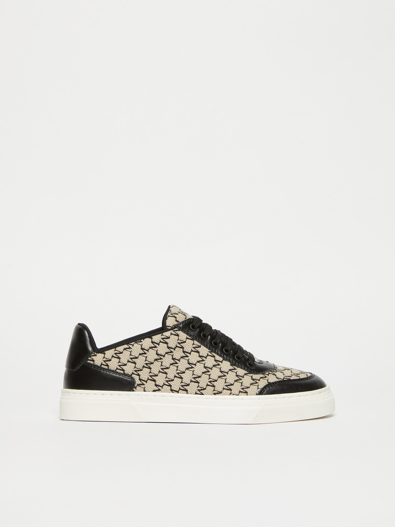 CITYSNEAKER Jacquard-knit monogram sneakers 1