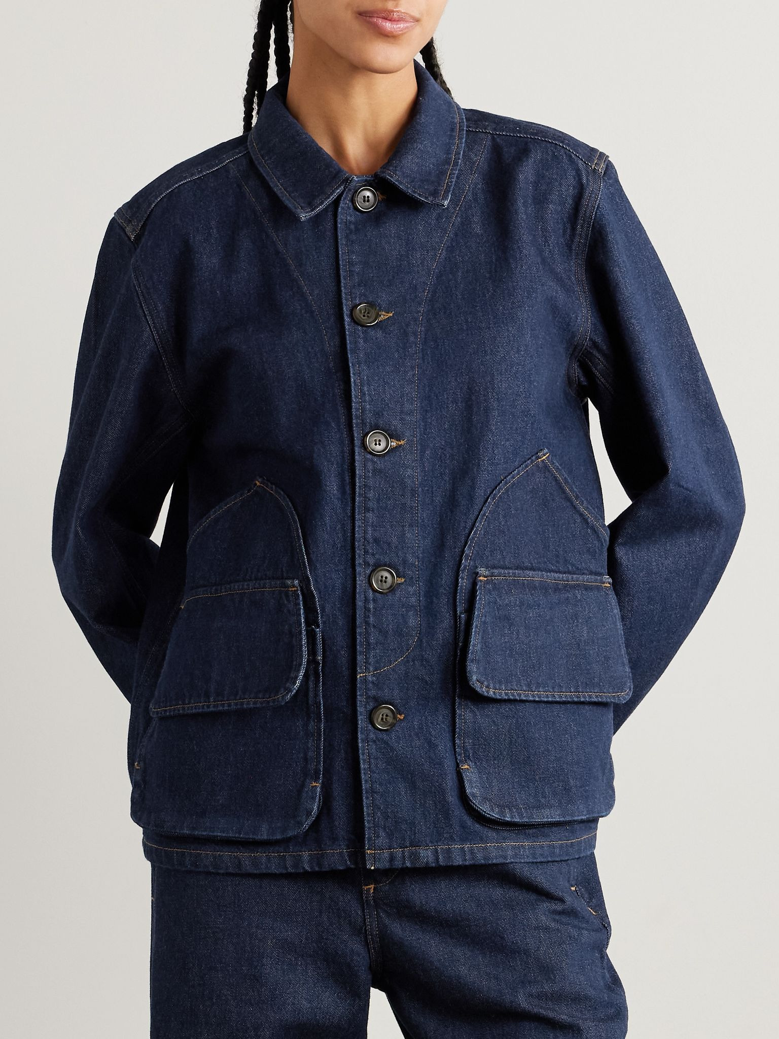 + Argent Abra denim jacket Dark denim - 3