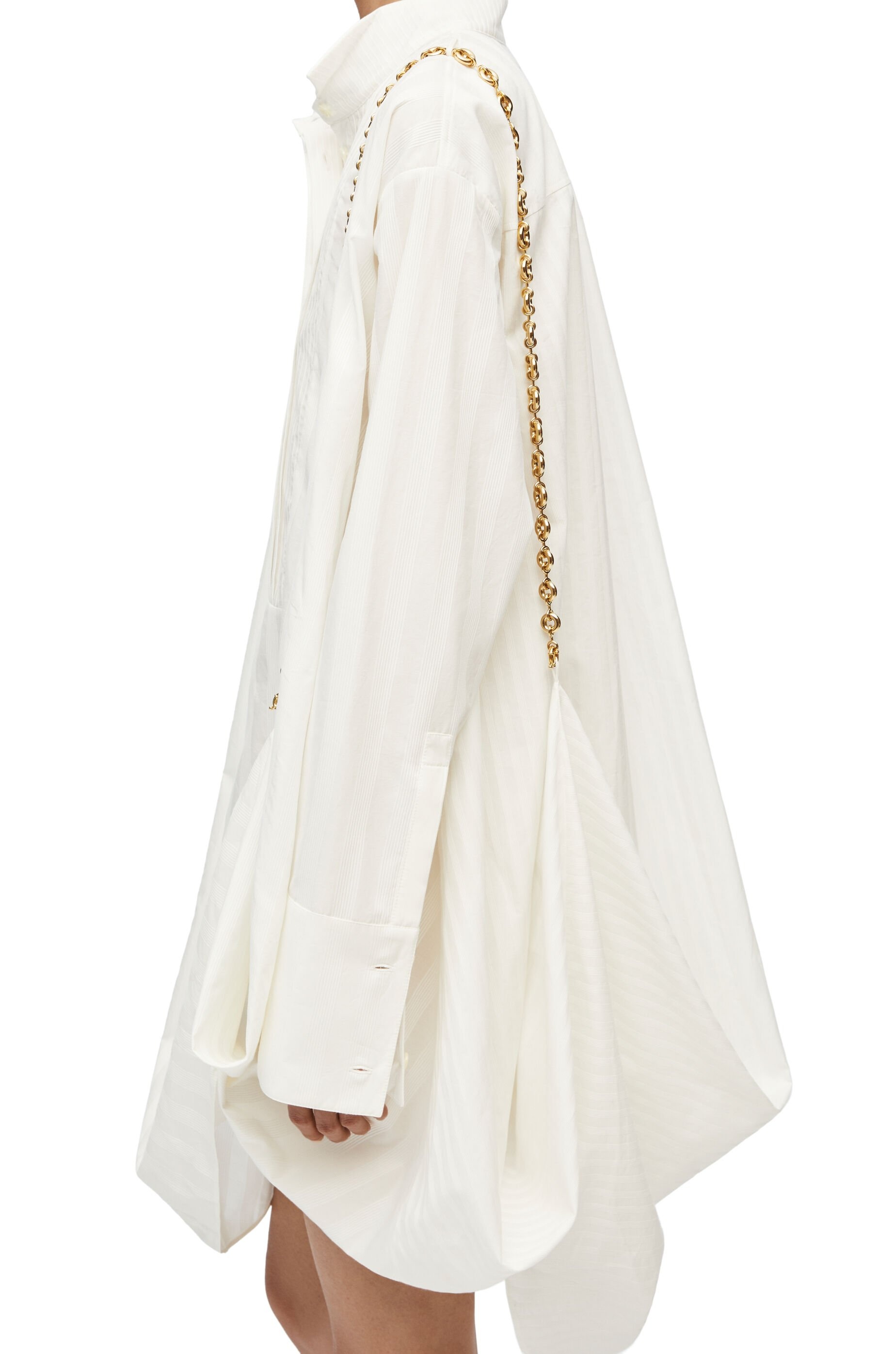 Chain shirt dress in cotton - 4