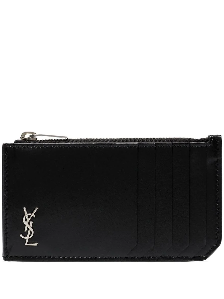 Saint Laurent Card Holder With Zip Accessories - 1