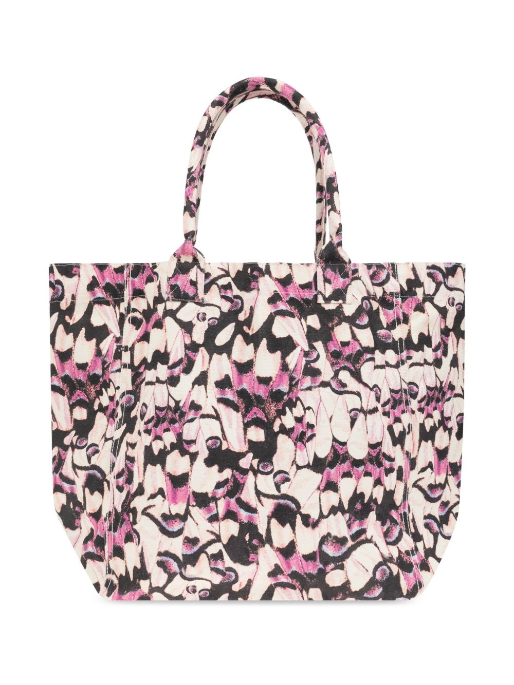 patterned canvas tote bag - 3