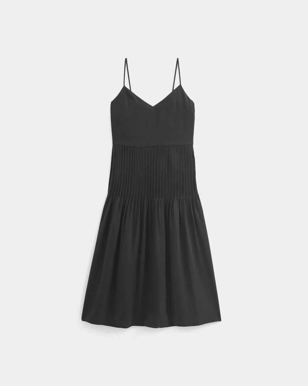 THE PLEATED SLIP DRESS IN BUTTERLITE - 1