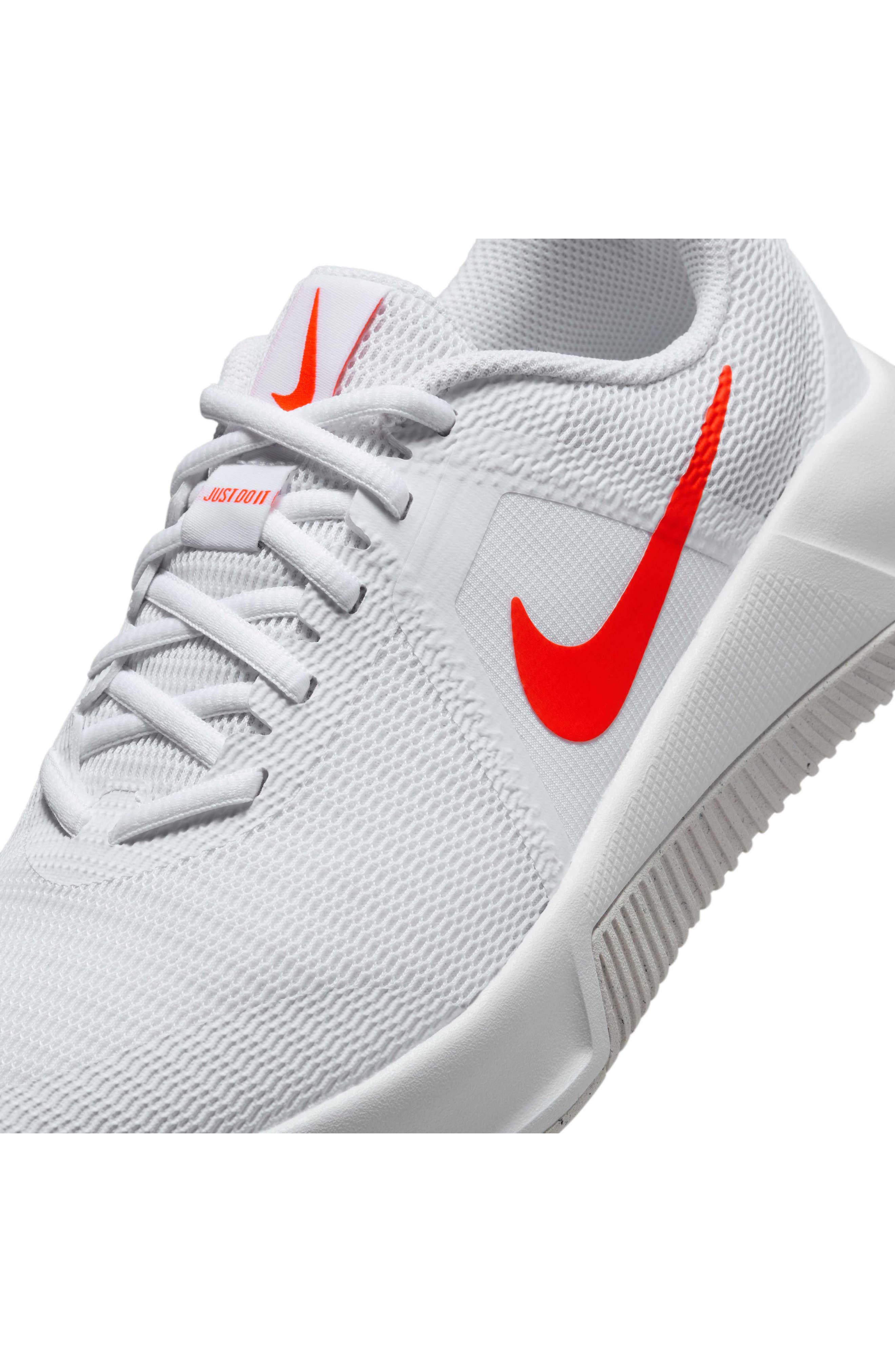 Nike MC Trainer 3 Training Shoe in White/Phantom/Bright Crimson at Nordstrom - 7
