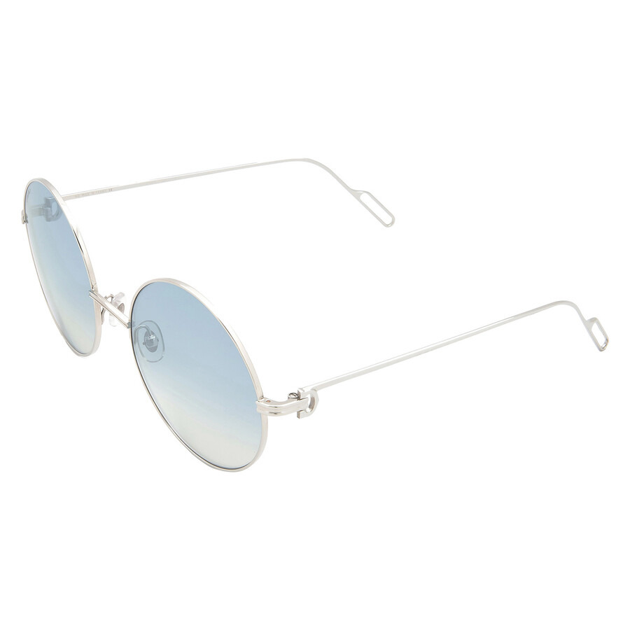 Cartier Premiere de Cartier Blue Gradient Round Ladies Sunglasses CT0156S 006 56 - 4