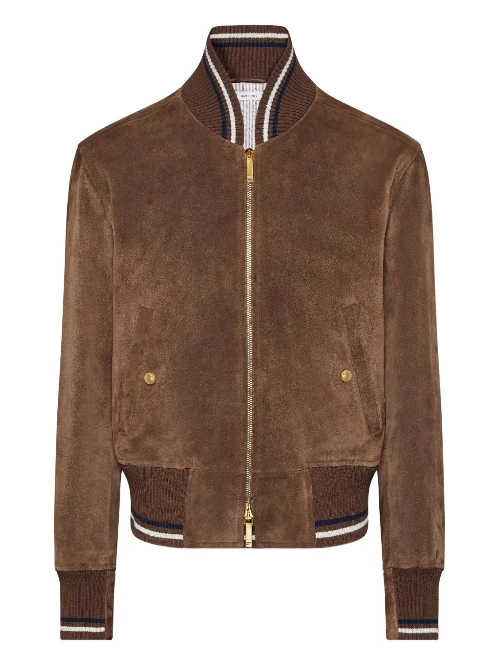 suede bomber jacket - 1
