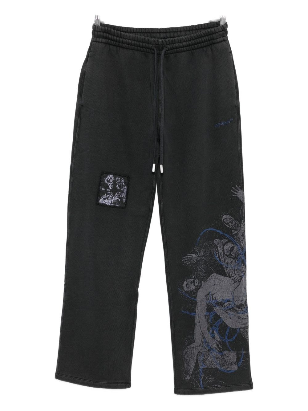Faded Painting sweatpants - 1